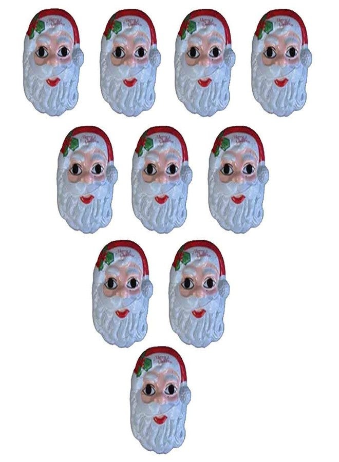 SK CRAFT Christmas Head Wear and Santa Mask Children, Adults Girls and Boys for Christmas Party-Pack of 10 - Image 1